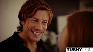 TUSHY – Busty babes fucks her sisters ex boyfriend