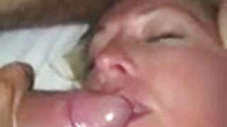 Wife swallow cum from a bull