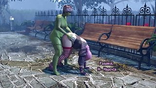 Shemale Zombie vs Girl and Guy – 3D FUTANARI ANIMATION PORNO
